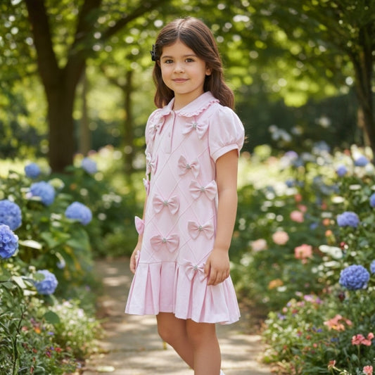 Sweet Bow Polo Dress