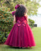 Hilda Pink Satin Dress